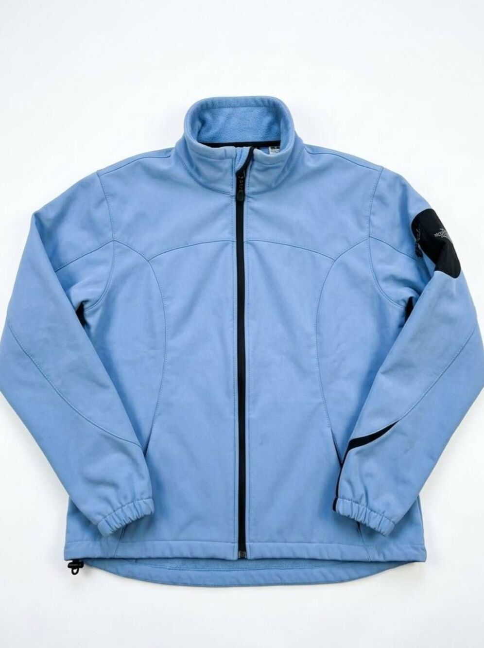 💜Black Diamond Periwinkle Softshell Zippered Fleece Lined Jacket Large